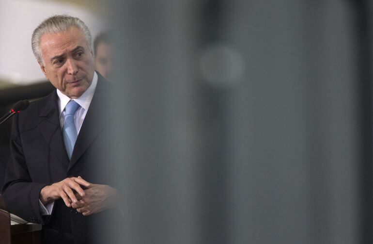 El presidente de Brasil, Michel Temer.