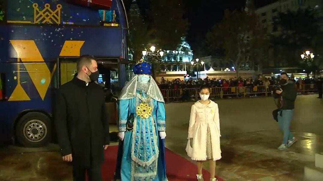 Señal de vídeo de la llegada de los Reyes Magos a València