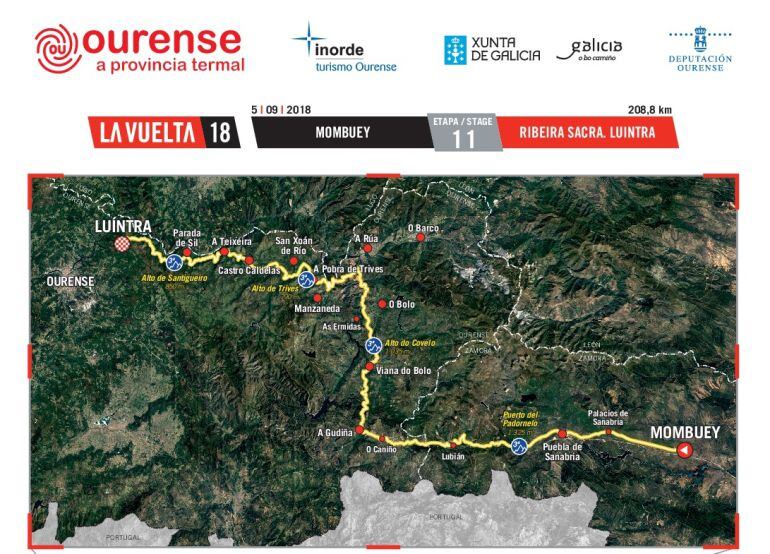 El recorrido de la undécima etapa