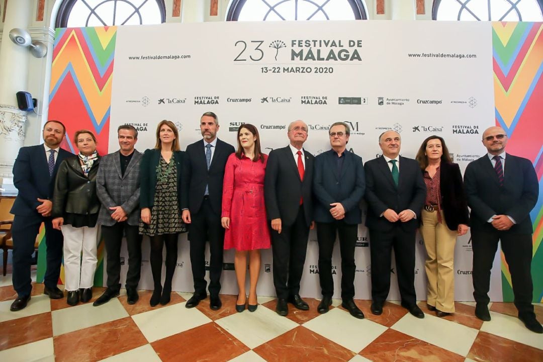 Acto de presentación del Festival de Málaga en su edición número 23 en el ayuntamiento de la capital malagueña