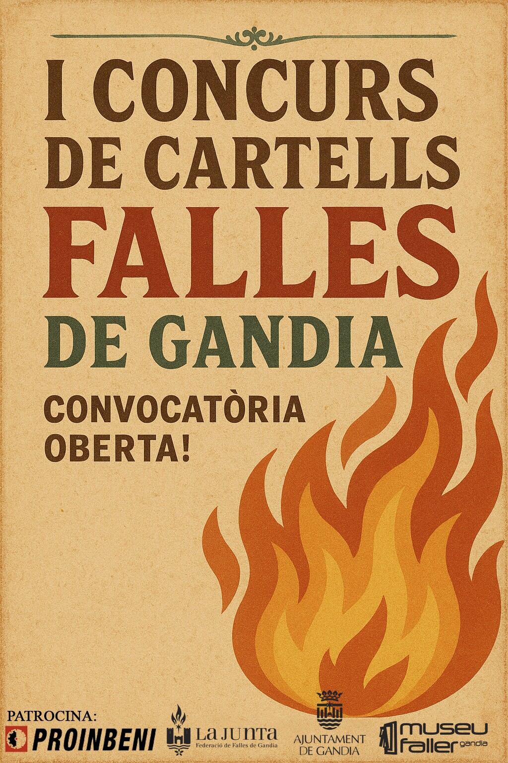 I Concurs de Cartells de Falles de Gandia