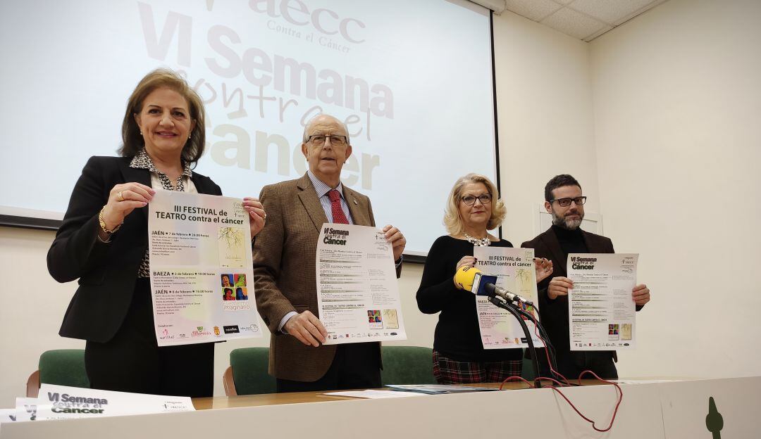 Miembros de la Asociación Española contra el Cáncer en Jaén han presentado las actividades de la sexta edición