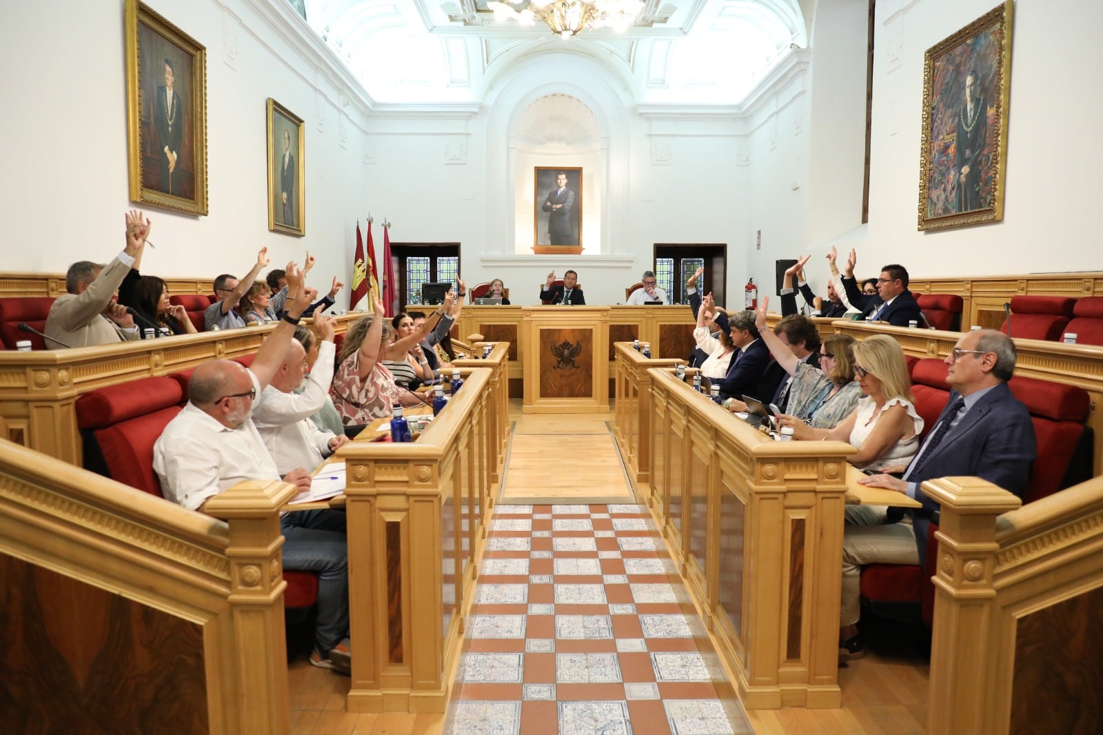 Pleno en el Ayuntamiento de Toledo