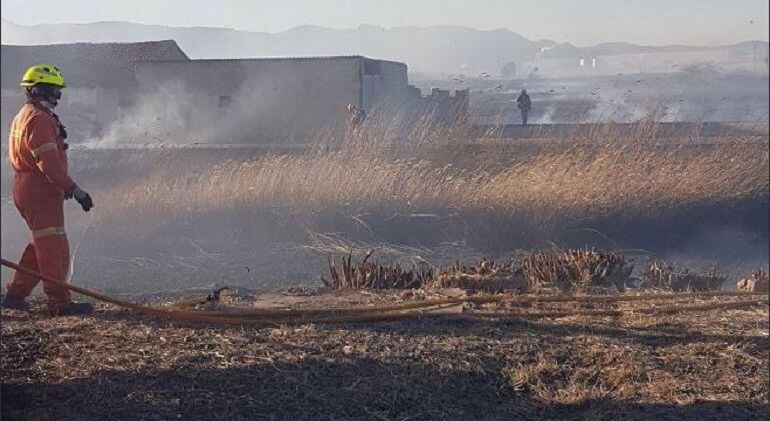 Incendio del Marjal dels Moros