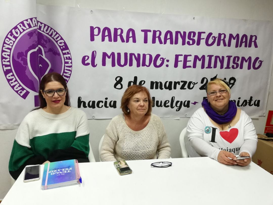 Representantes del Colectivo Feminista de Ronda