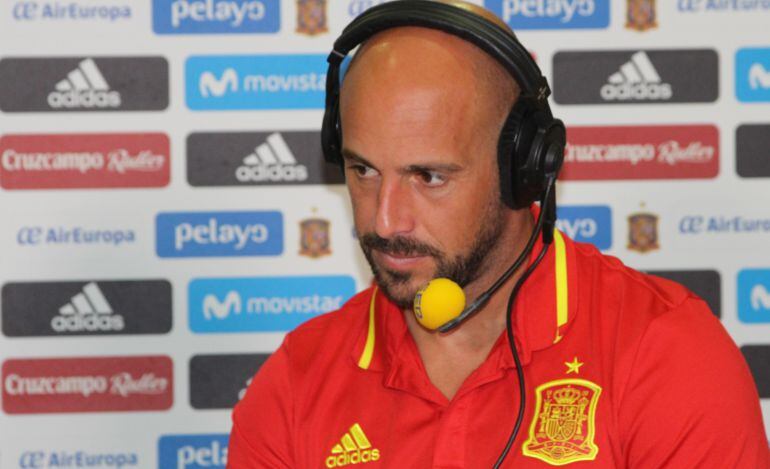 Pepe Reina durante su entrevista en El Larguero 