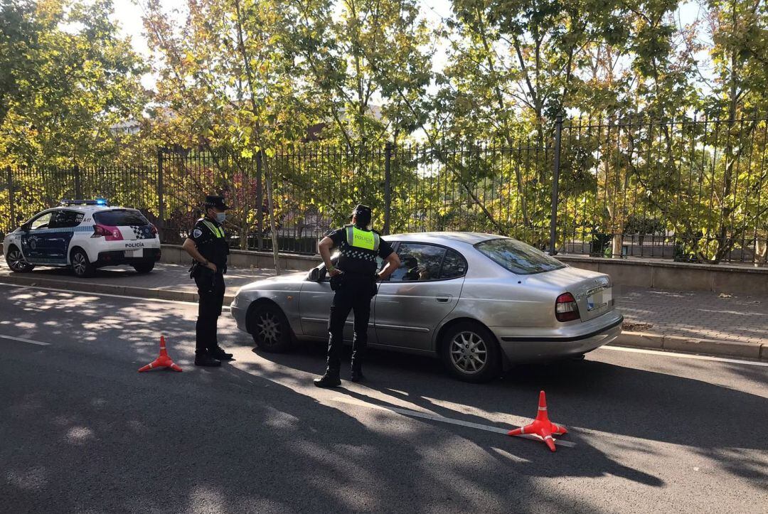 Agentes de la Policía Local en una de las intervenciones realizadas en Ciudad Real