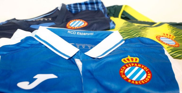 Las nuevas camisetas del Espanyol