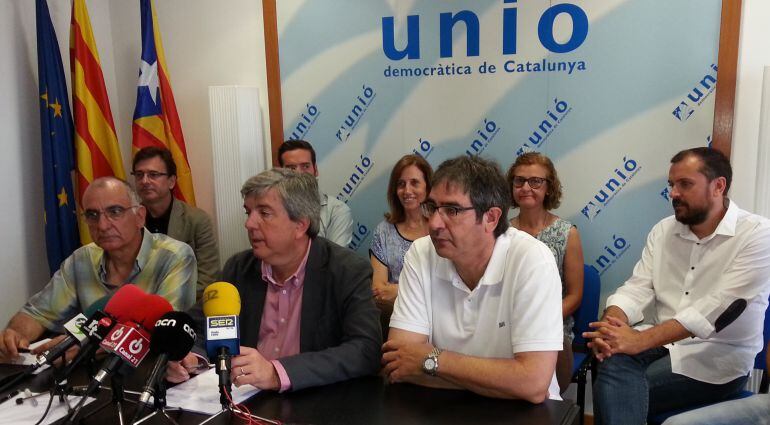L'equip d'UDC a les Terres de l'Ebre. 