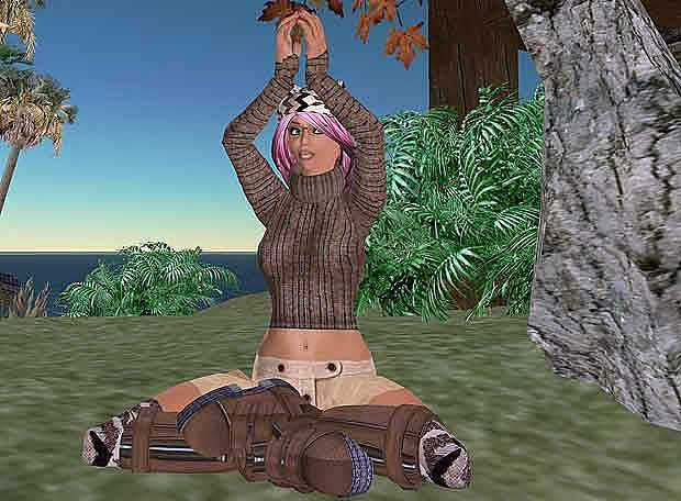 Imagen de un avatar en Second Life