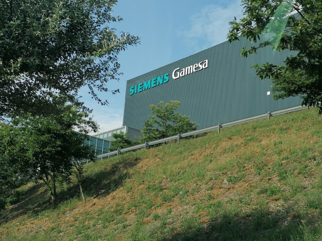 La planta que la multinacional Siemens Gamesa tiene en As Somozas