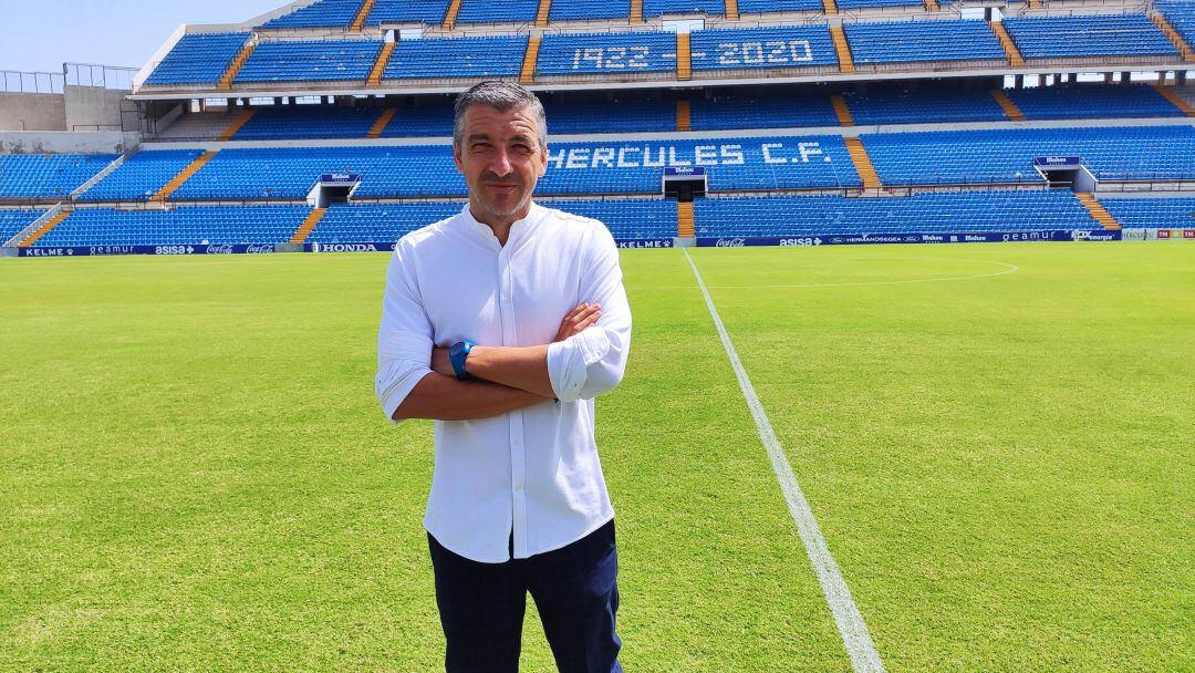 David Cubillo, entrenador del Hércules CF