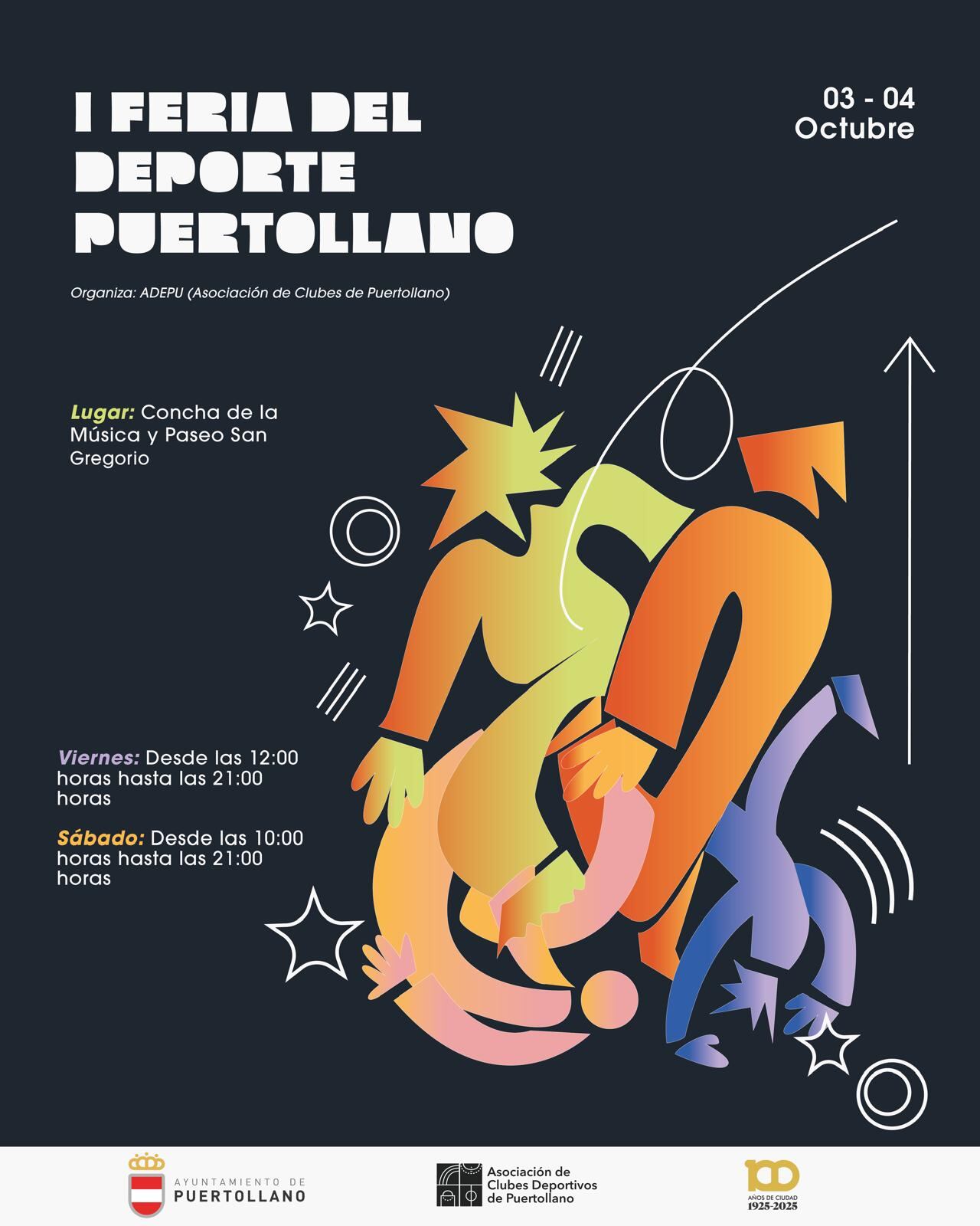 Cartel I Feria del Deporte de Puertollano