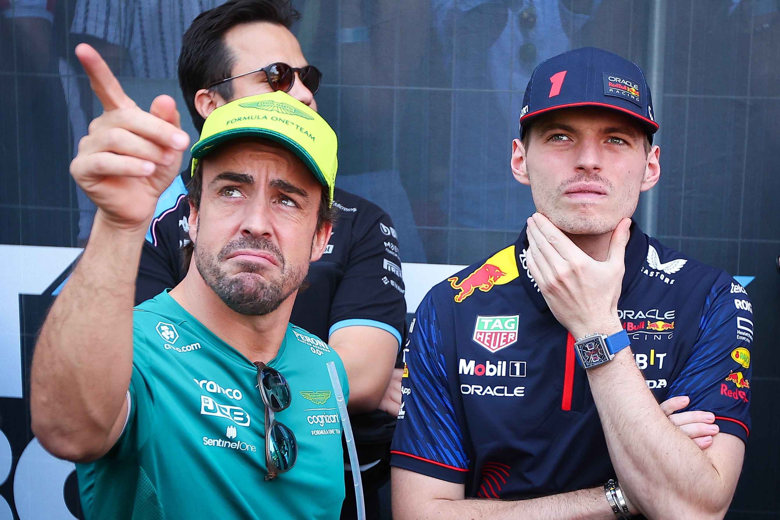 Max Verstappen y Fernando Alonso, juntos en el GP de Mónaco de Fórmula 1