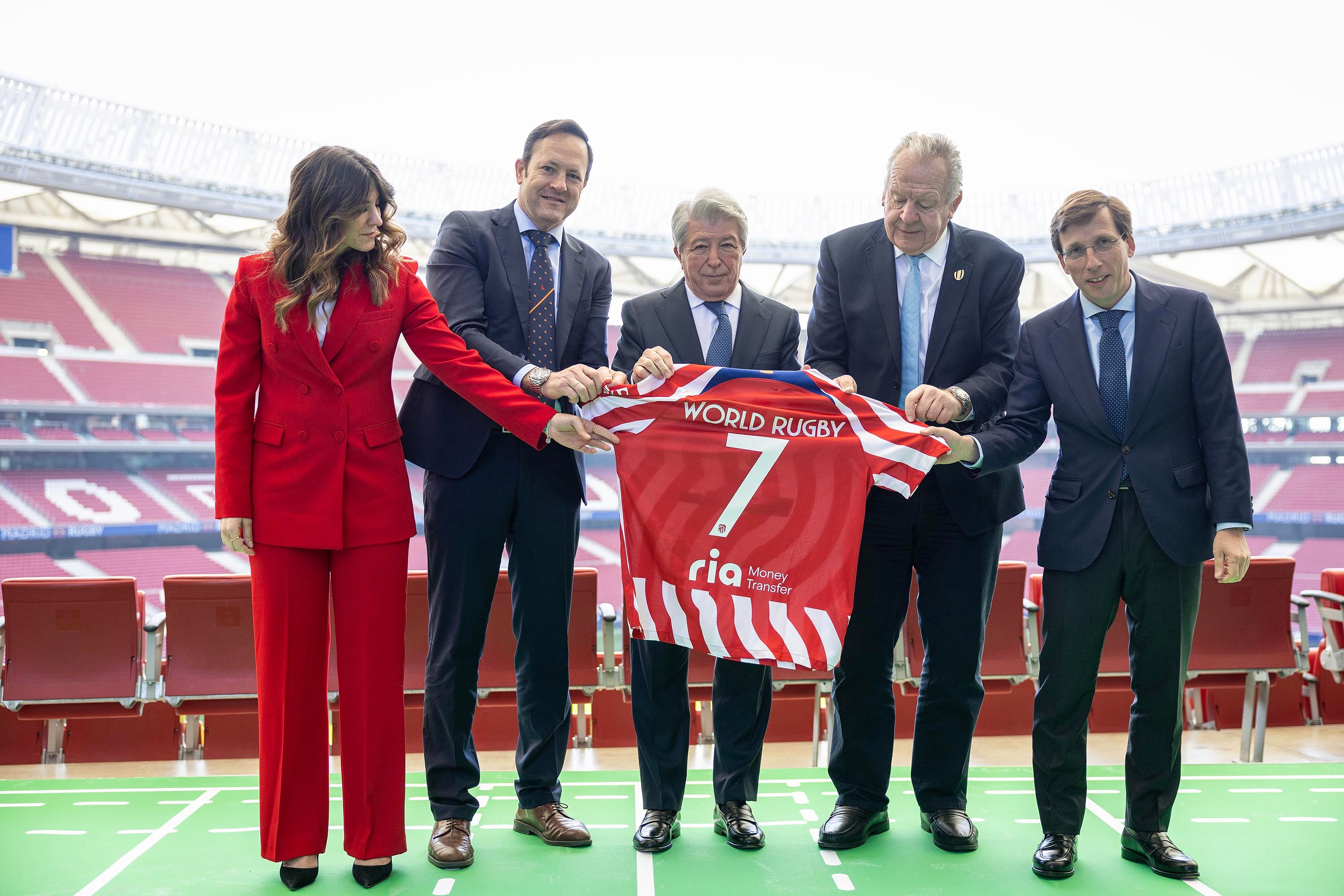 Presentación de Madrid como sede de la final de las Series Mundiales de Rugby