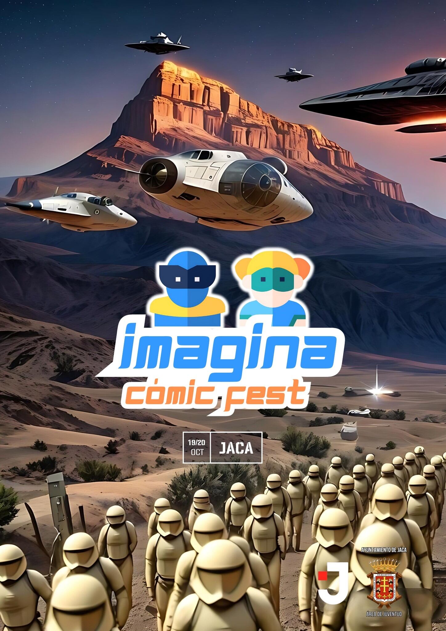 Cartel de la primera edición de Imagina Cómic Fest