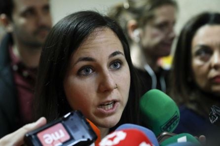 La portavoz adjunta del grupo parlamentario Unidos Podemos, Ione Belarra.