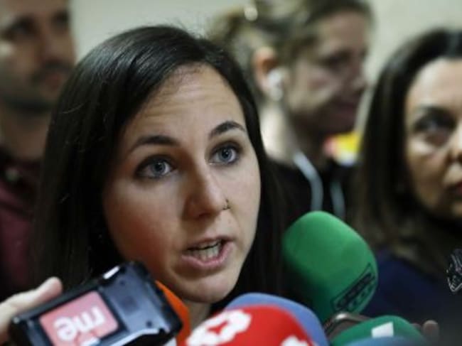 La portavoz adjunta del grupo parlamentario Unidos Podemos, Ione Belarra.