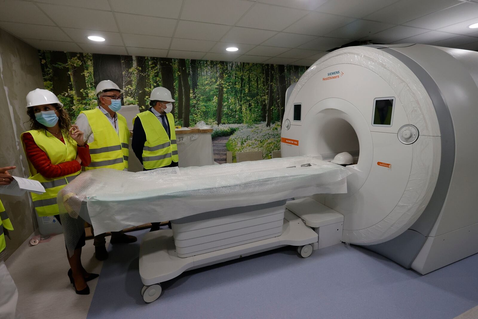 García Comesaña, este miércoles en su visita al Arquitecto Marcide