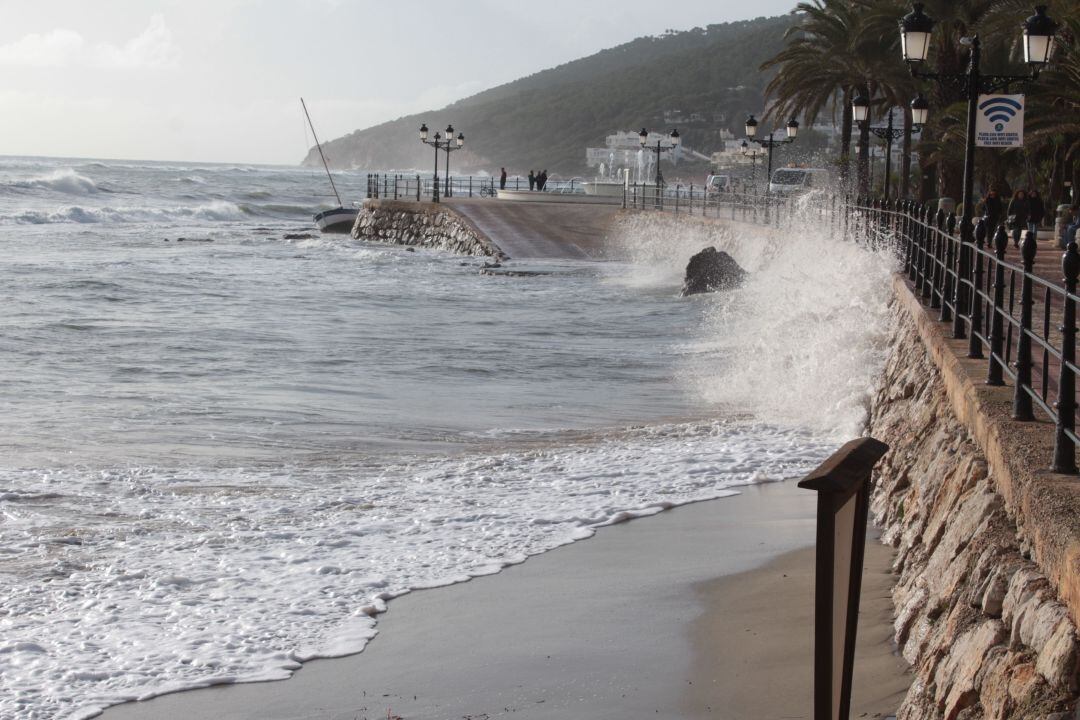 Imagen de archivo del último temporal que azotó las Pitiusas