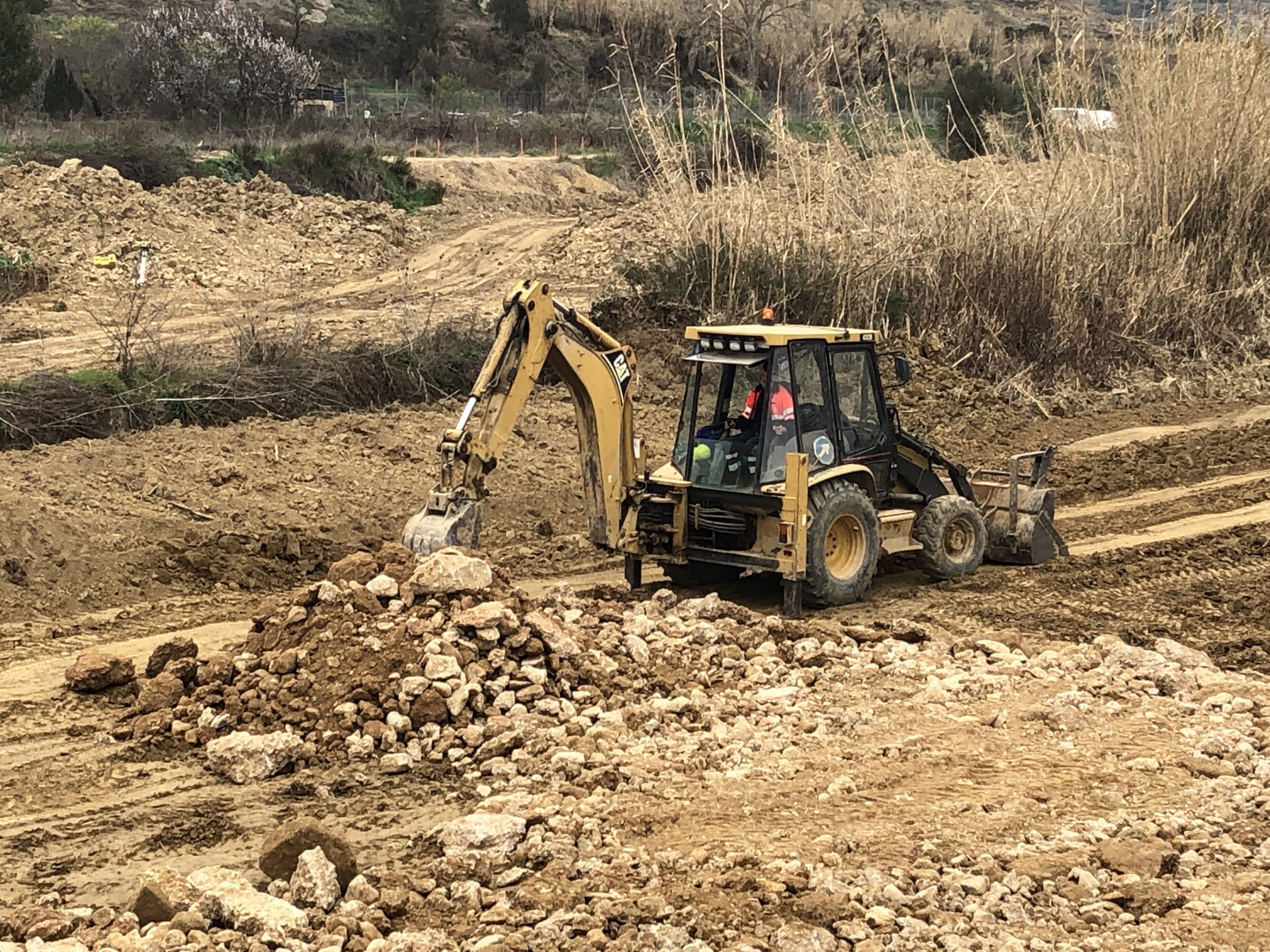 Obras en una autovía (imagen de archivo)