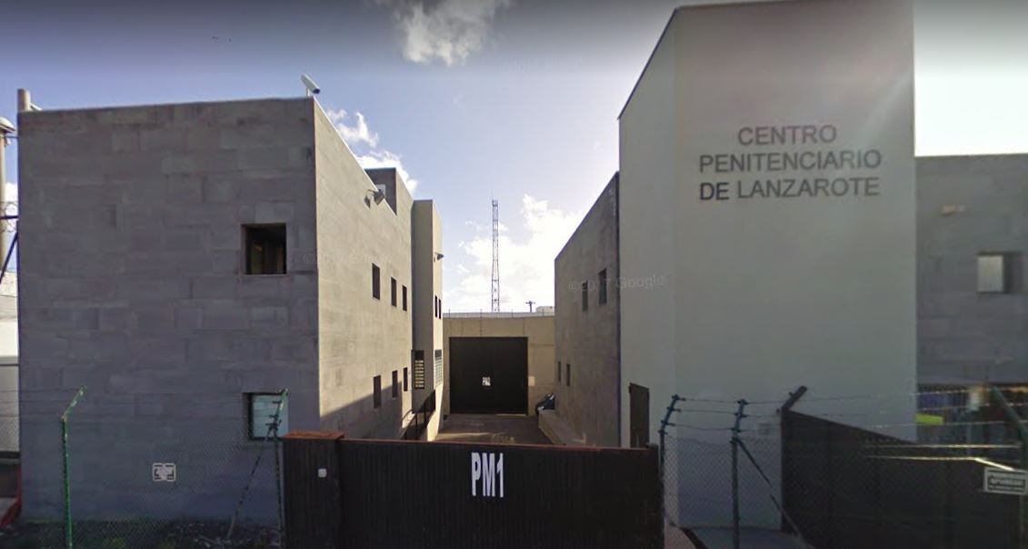 Fachada del Centro Penitenciario de Tahiche, en Lanzarote.