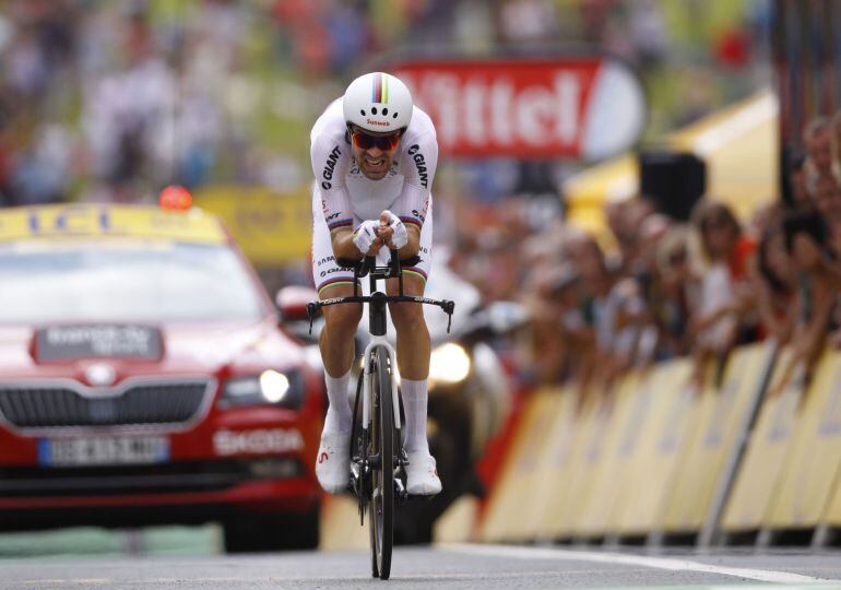  Tom Dumoulin en la 20º etapa del Tour de Francia