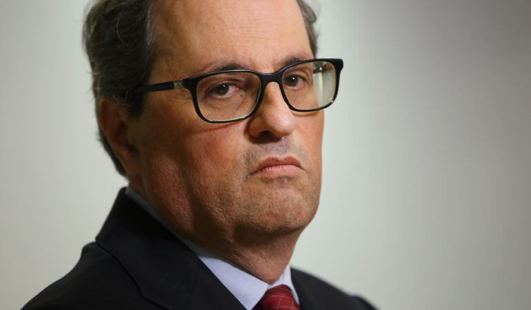 Quim Torra, presidente de la Generalitat de Cataluña