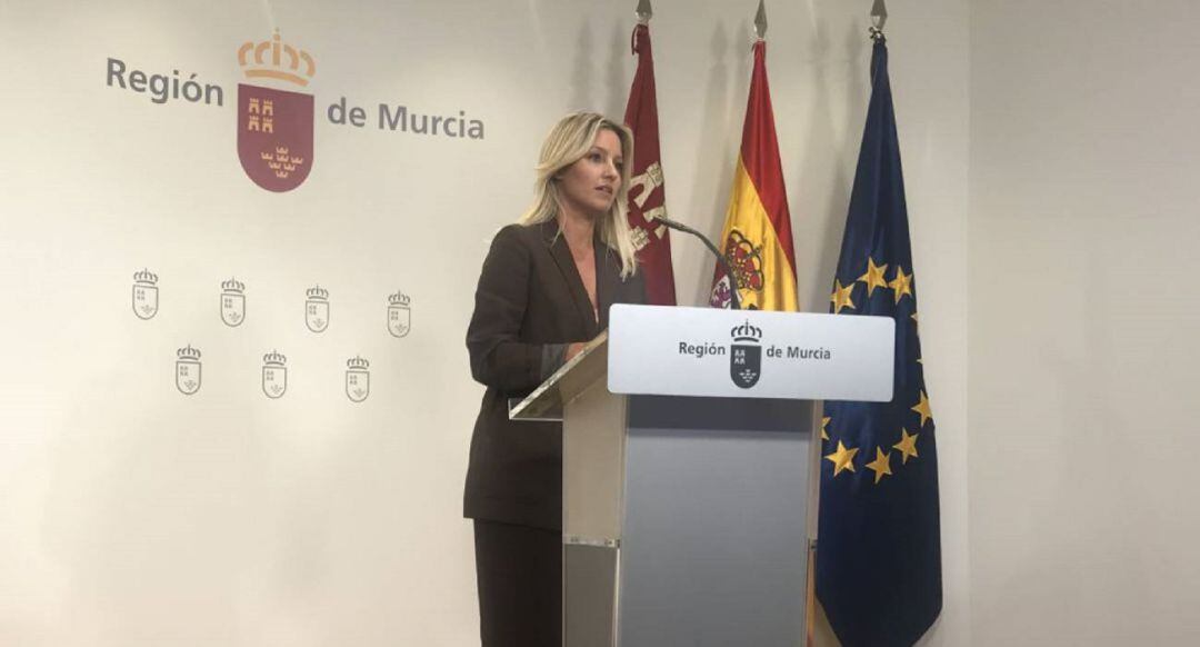 Ana Martínez Vidal durante una comparecencia de prensa