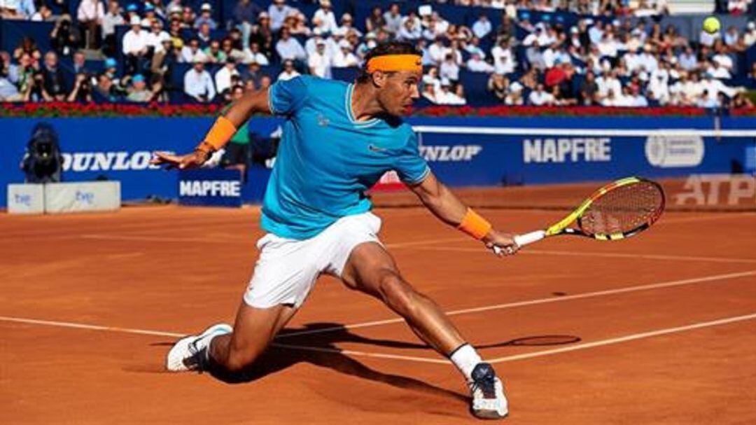 El tenista mallorquín Rafa Nadal en el Barcelona Open Banc Sabadell 2019