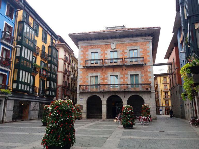 Plaza Zaharra en Tolosa donde se realizará la concentracion de condena por la agresión sexual.