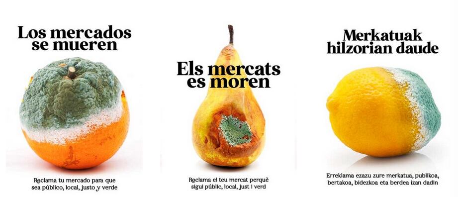 Campaña &quot;Los mercados se mueren&quot;