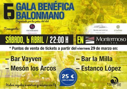 Cartel de la Gala Benéfica del Villa de Aranda