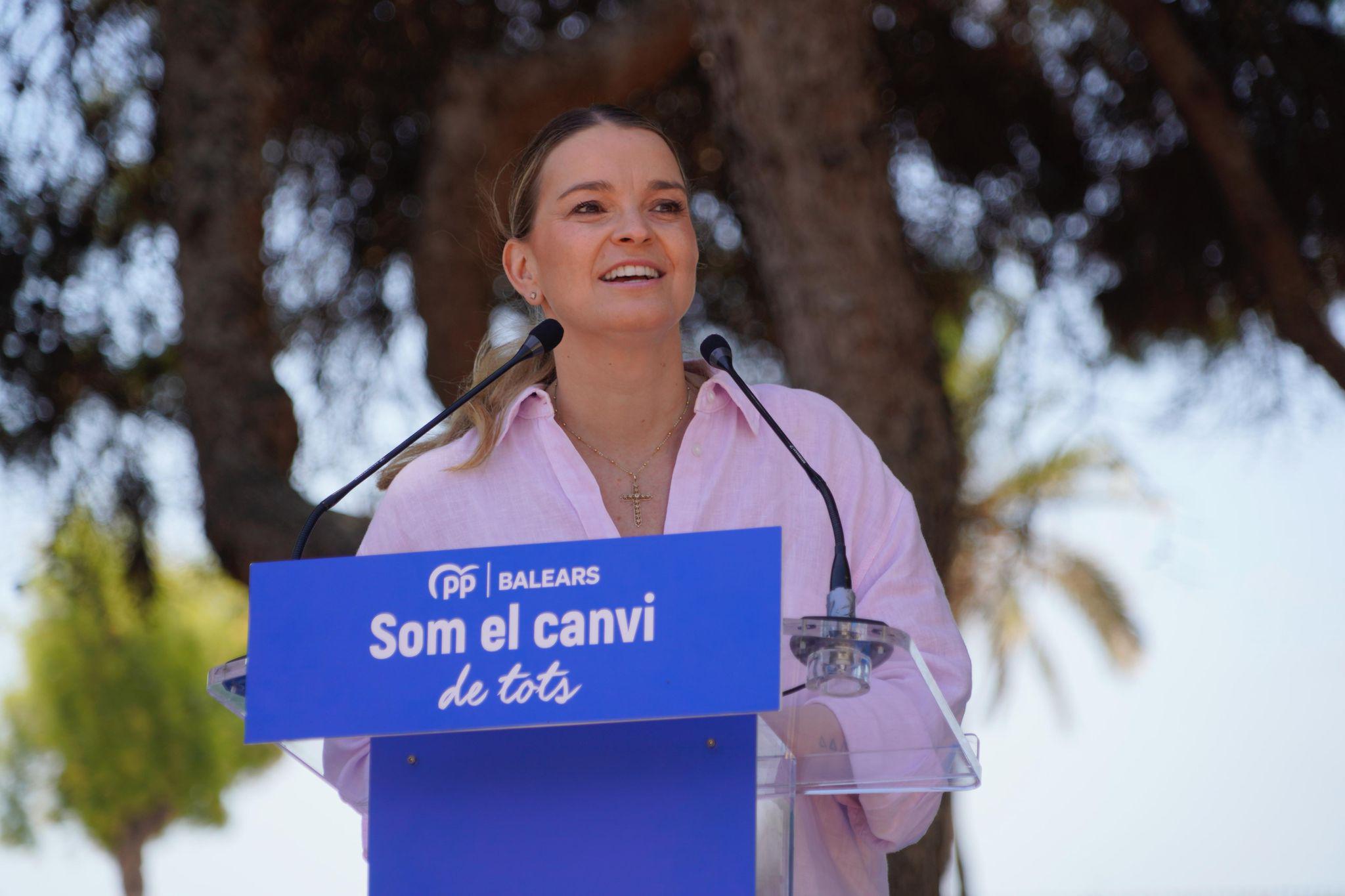 Marga Prohens, en el segundo aniversario de la victorial electoral de 2023.