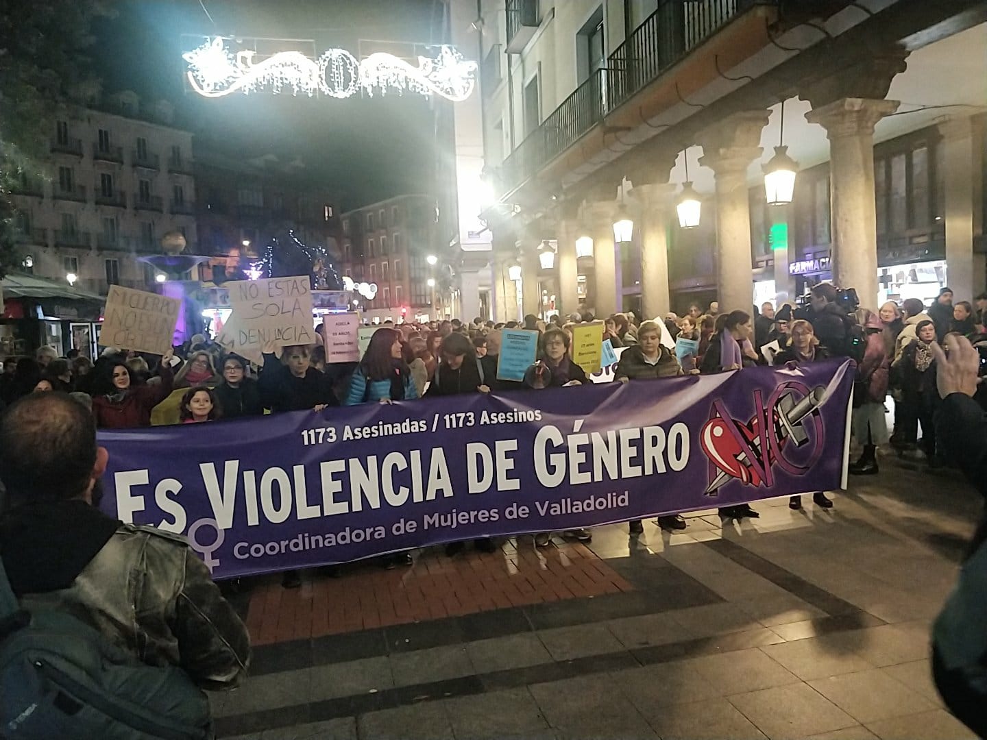 Manifestación 25N de la Coordinadora de Mujeres de Valladolid