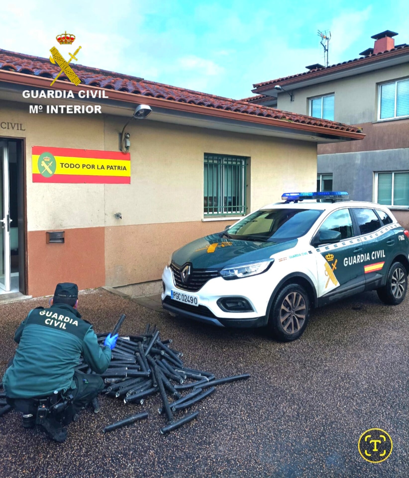 Agente en el puesto de Gondomar.