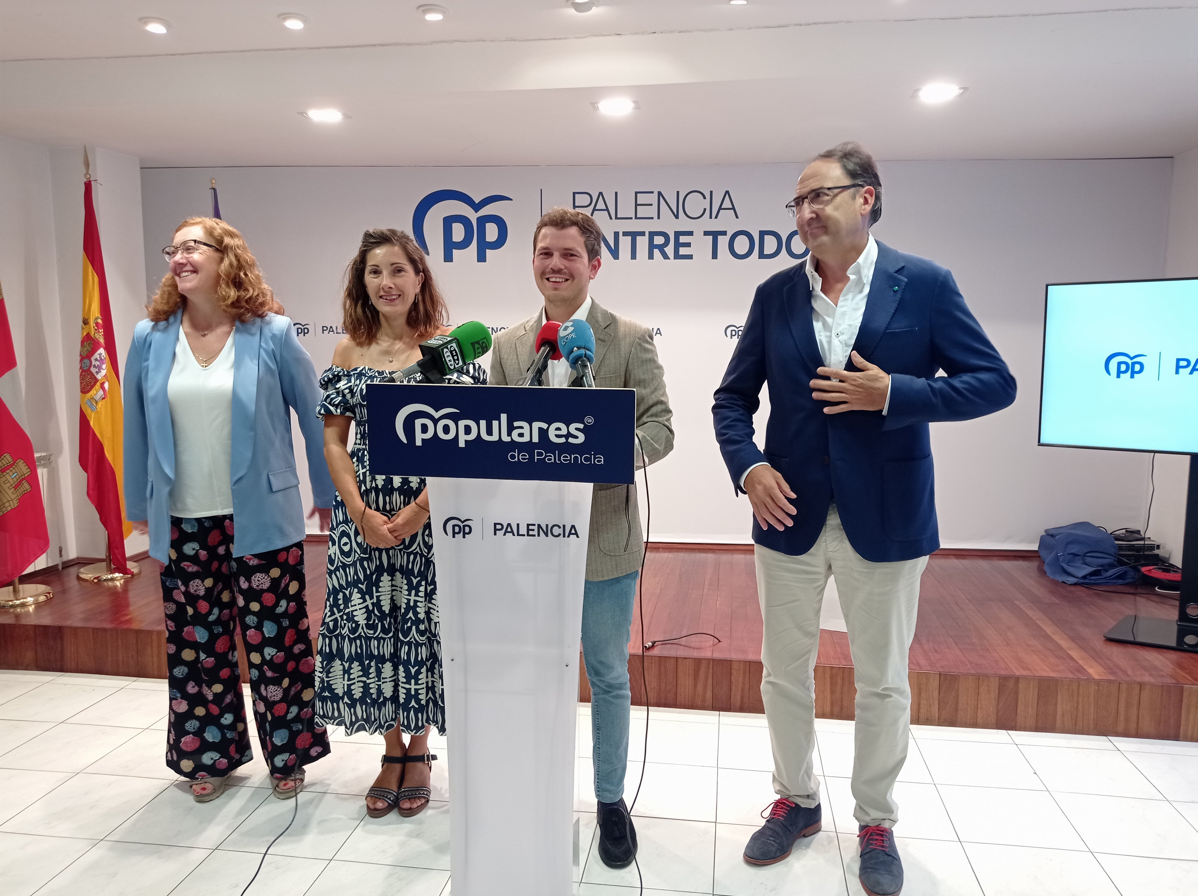 Eva Alemañ, Raquel Martín, Víctor Torres y Alfonso Polanco