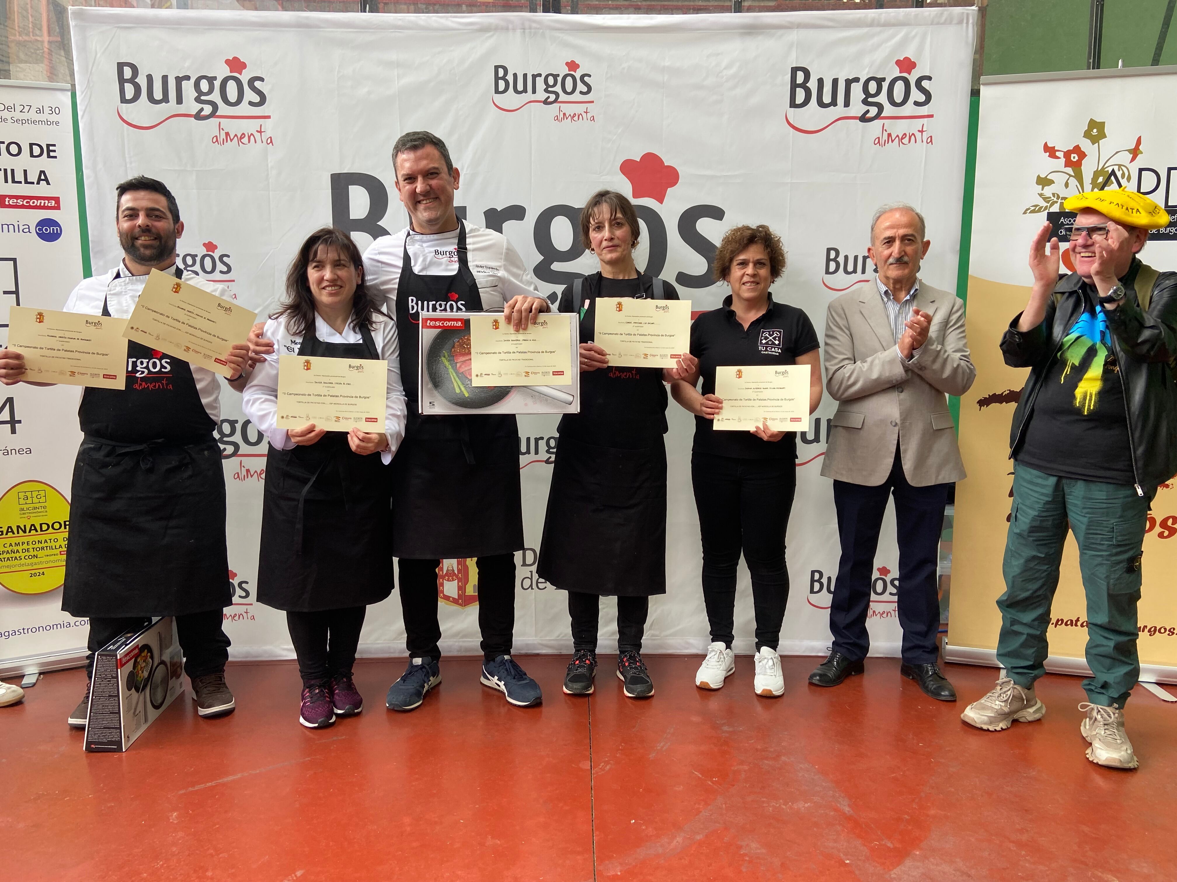 Ganadores Concurso Tortilla de Patata de Burgos