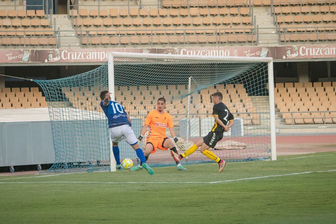 Imagen de un partido en Chapín esta temporada 