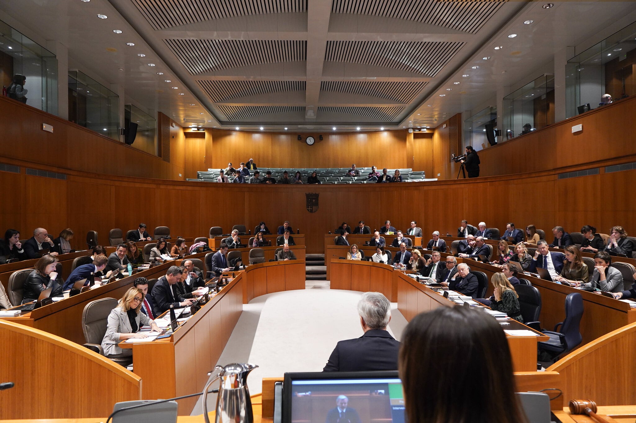 Sesión plenaria en las Cortes de Aragón sobre financiación