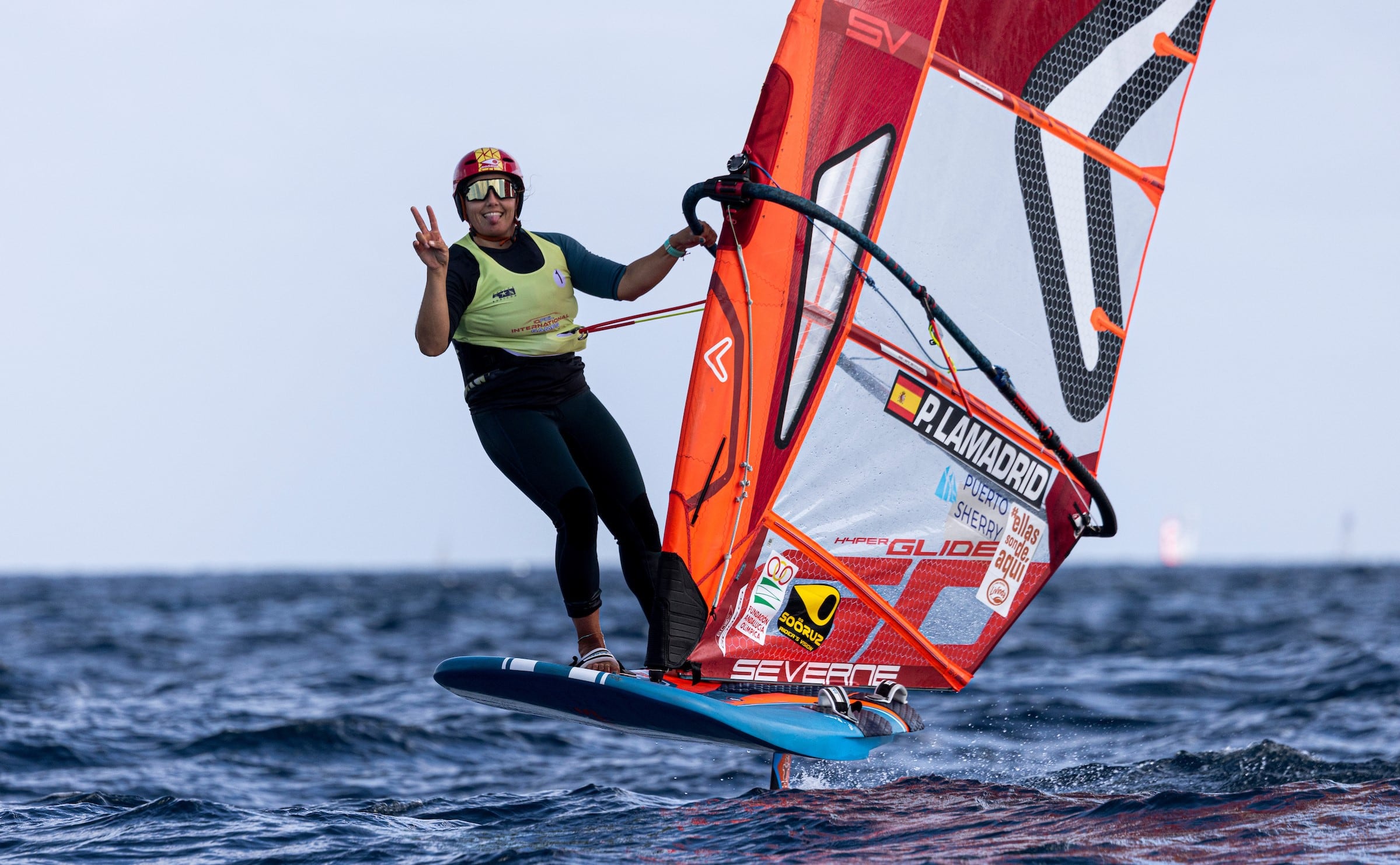 Pilar Lamadrid tras ganar la competición.