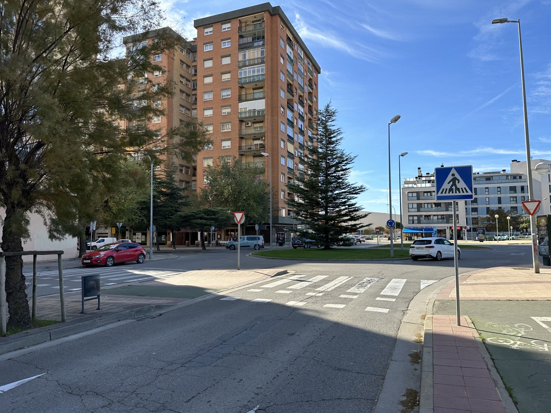 Paso de peatones en Calle Fraga de Huesca