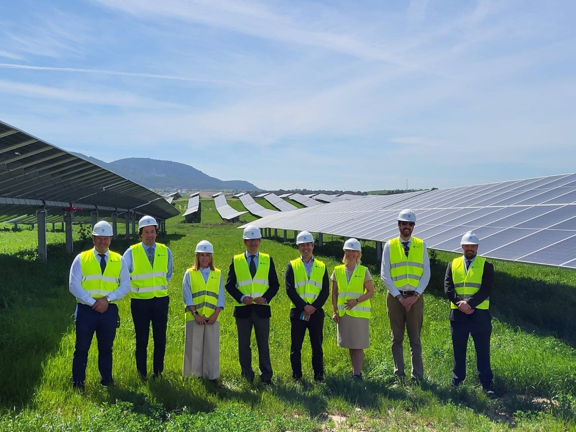 Paradela en la inauguración de cuatro plantas fotovoltaicas de Statkraft en la provincia de Cádiz