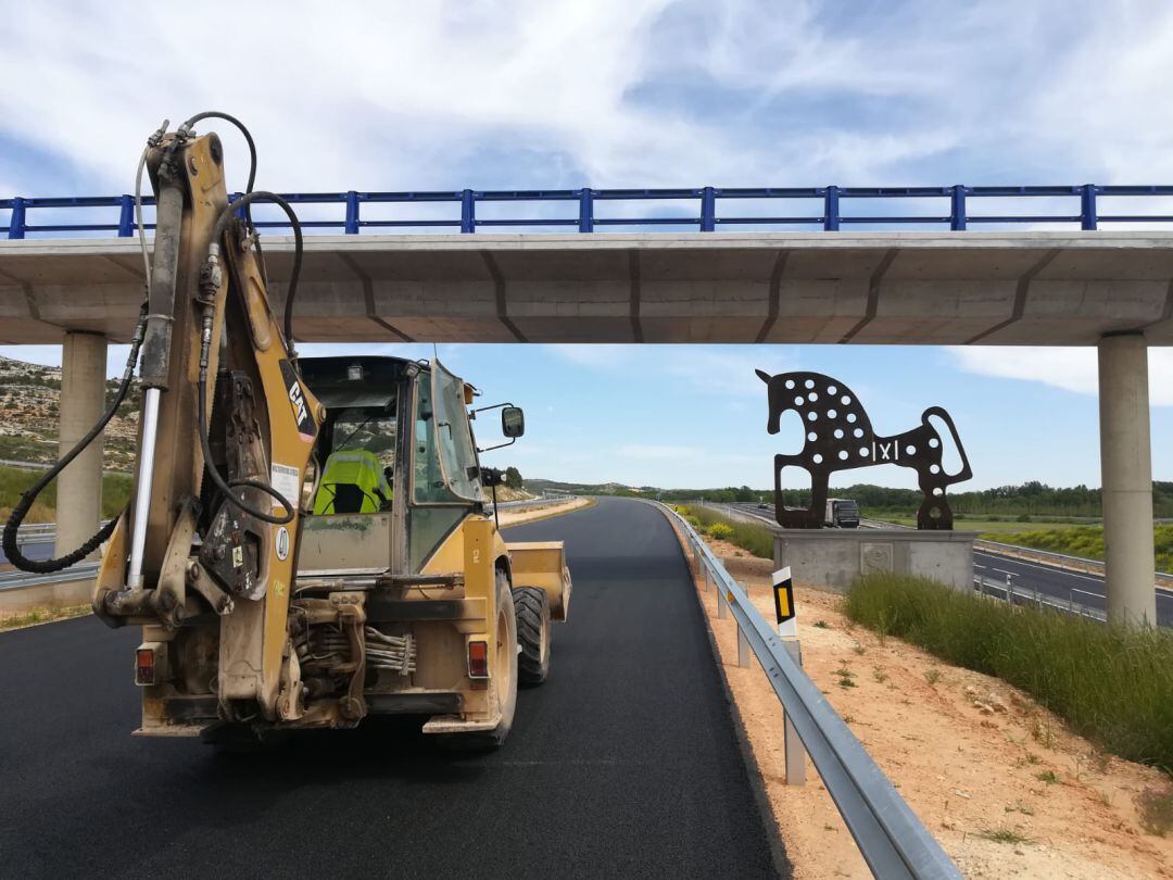 Obras de la autovía del Duero