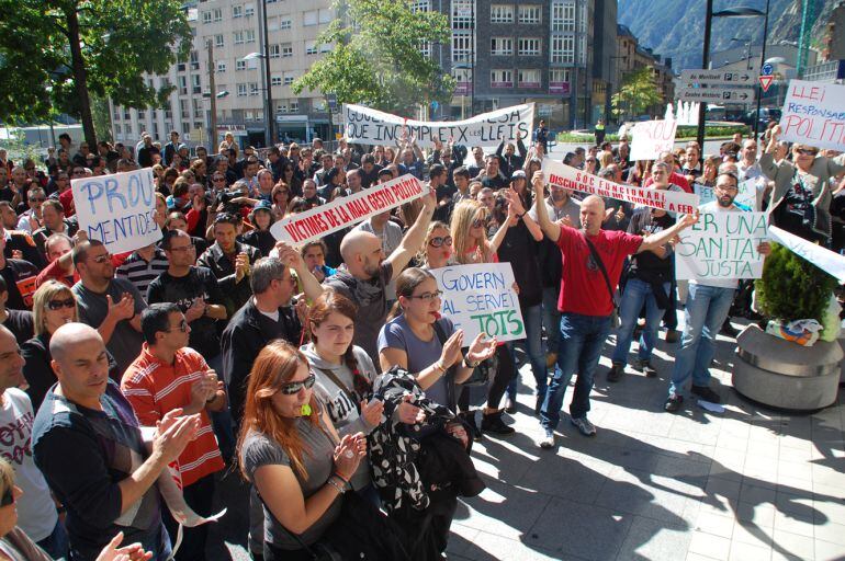 Manifestació de funcionaris del 2012