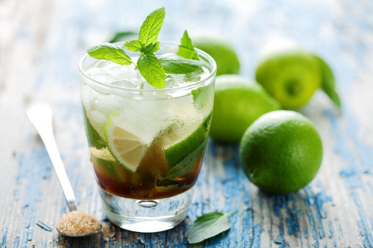 Fotografía de archivo de un mojito clásico