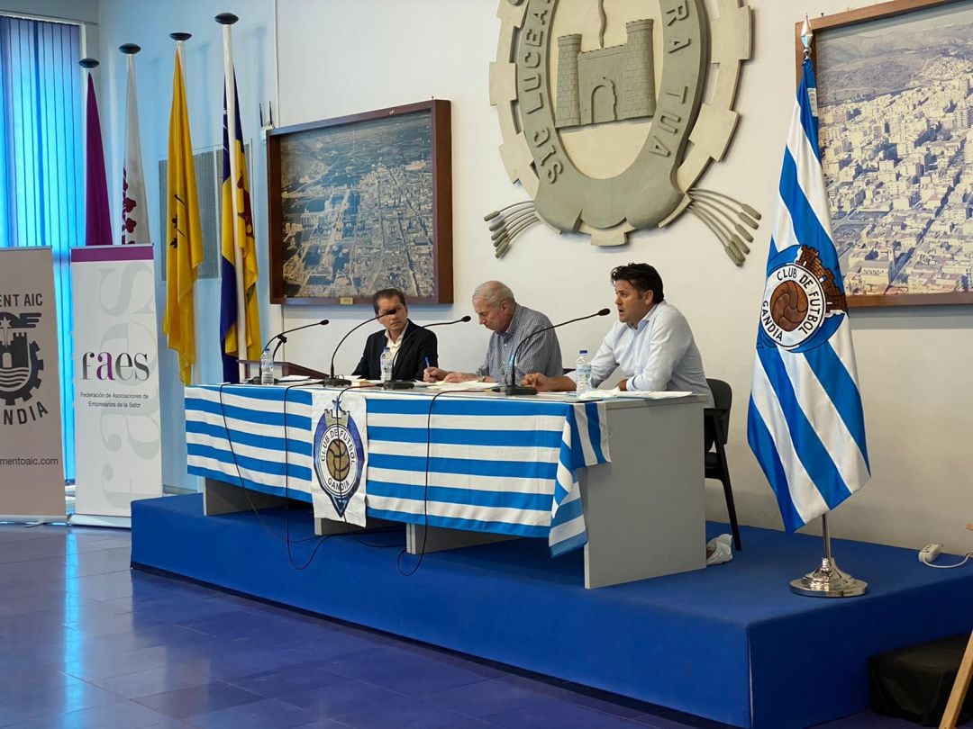 Líbero Parri junto a Jesús Sendra y Fernando Buitrago