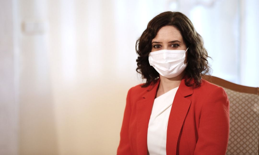 La presidenta de la Comunidad de Madrid, Isabel Díaz Ayuso