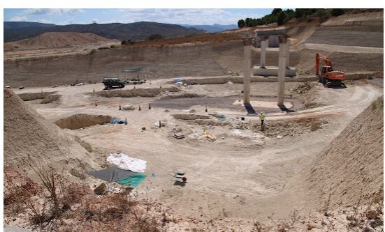 Lugar de las excavaciones