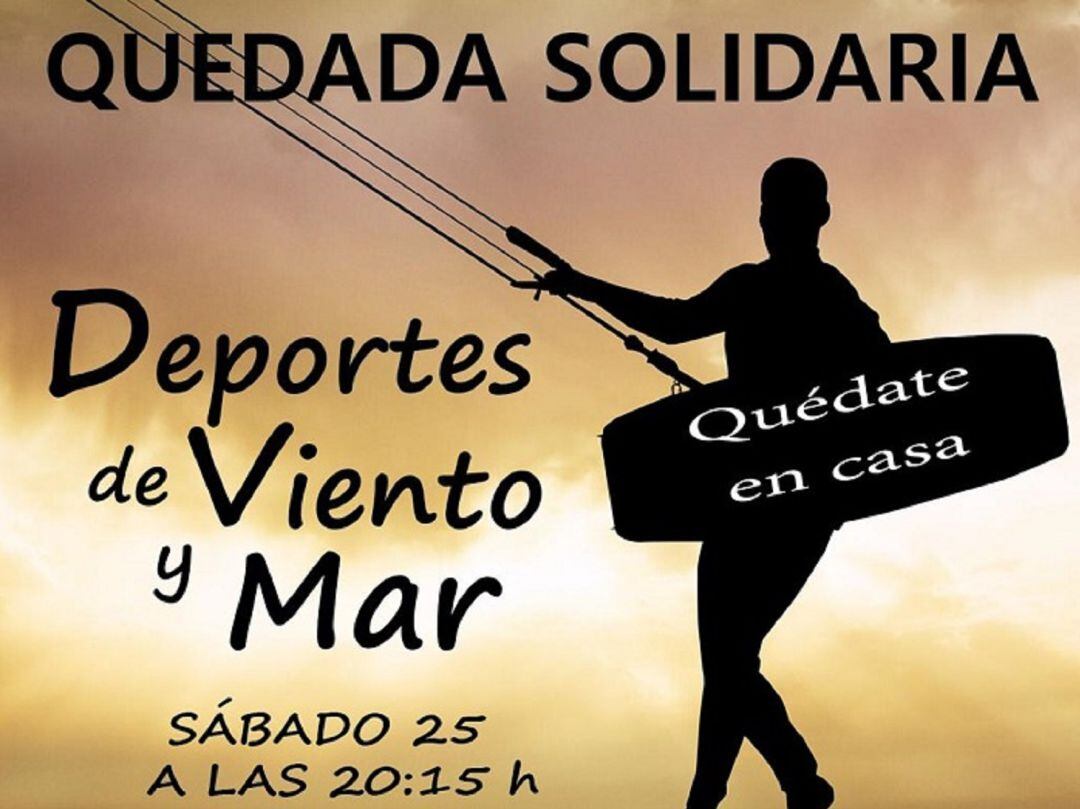 Cartel de la quedada.